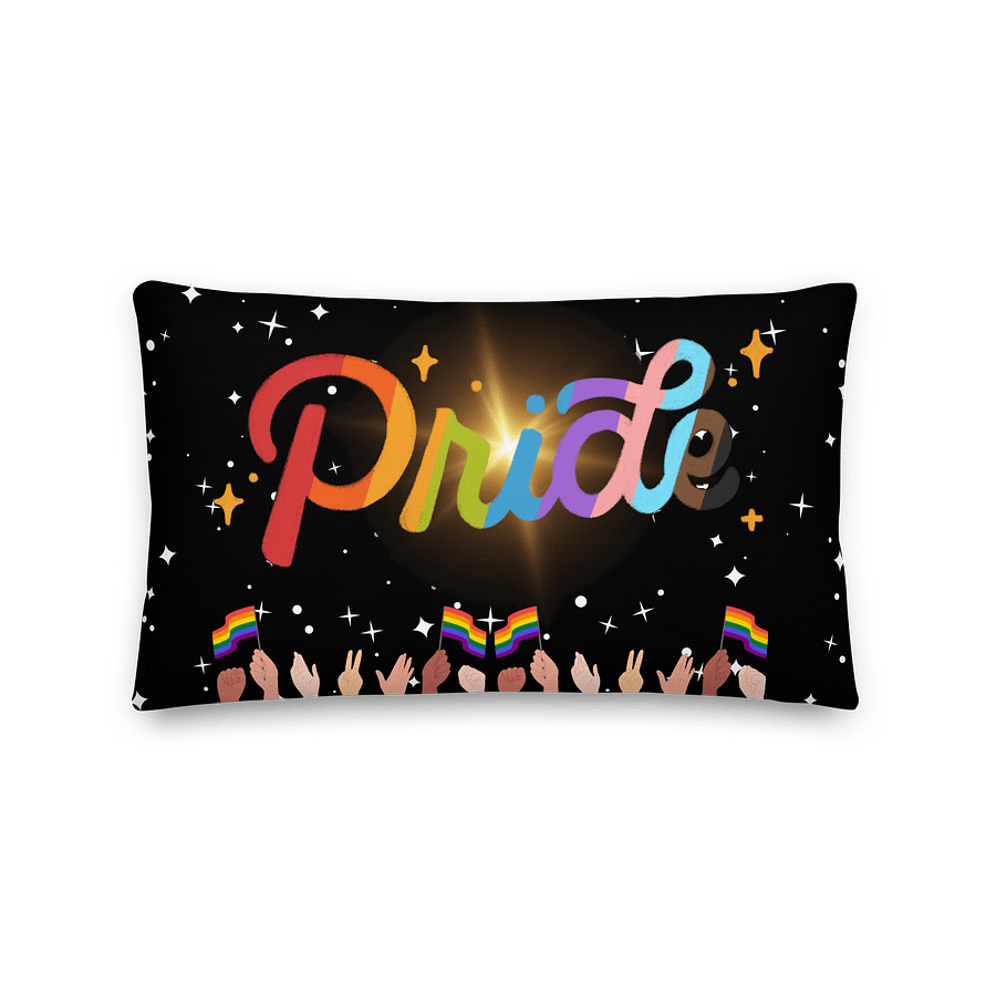 LGBTQIAP2S+ 2025, Pride Glow, Pillow product image (2)