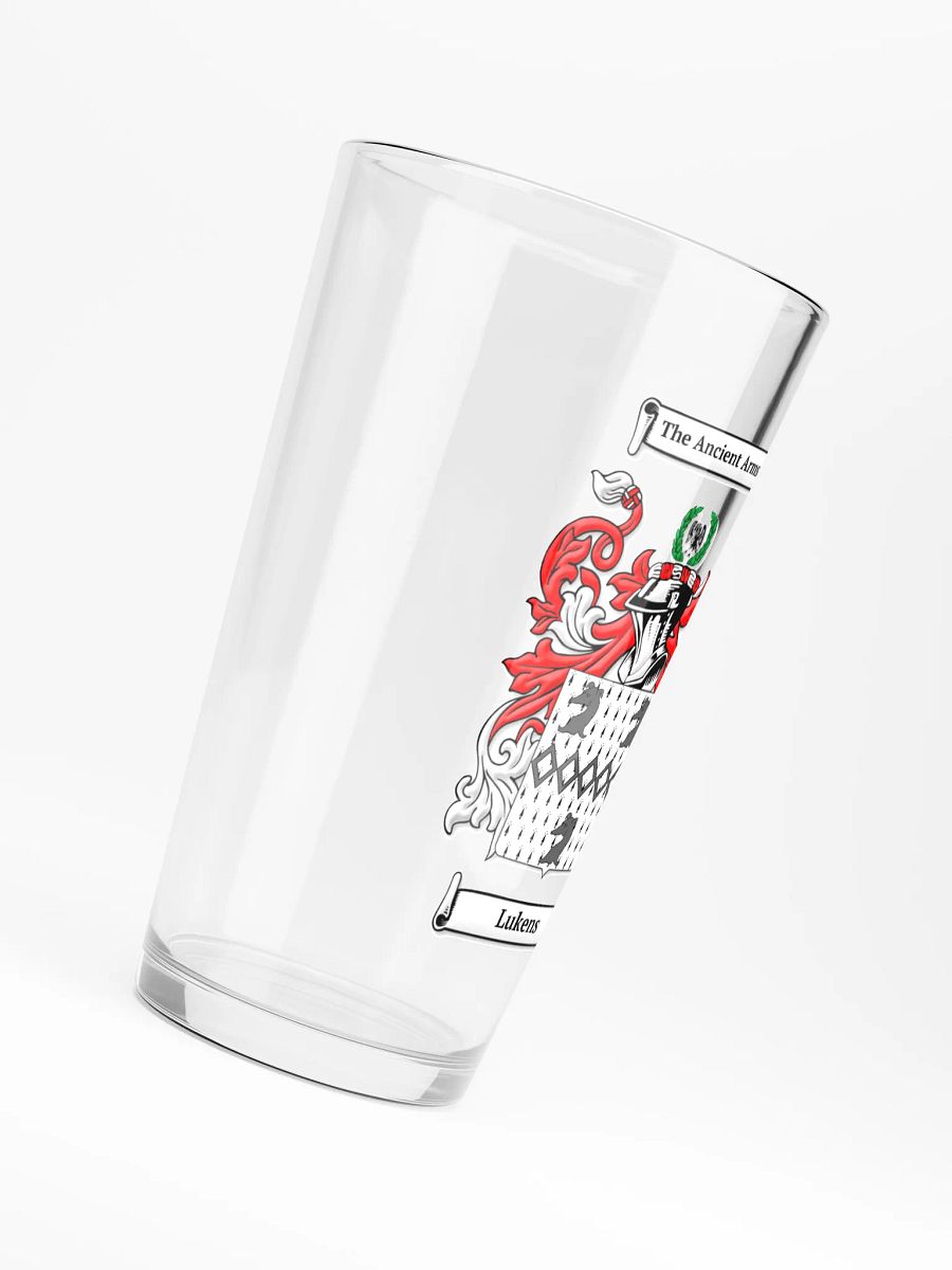 Lukens Family Crest - Shaker Pint Glass product image (6)
