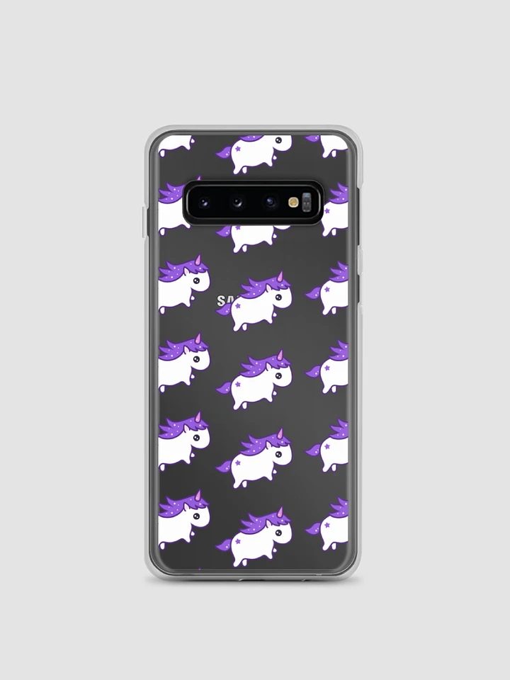 Uwu Unicorn All-Over Clear Case for Samsung® product image (1)