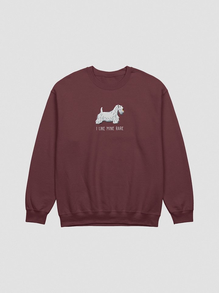I Like Mine Rare Sweatshirt (Embroidered) of a Sealyham Terrier(White) product image (4)