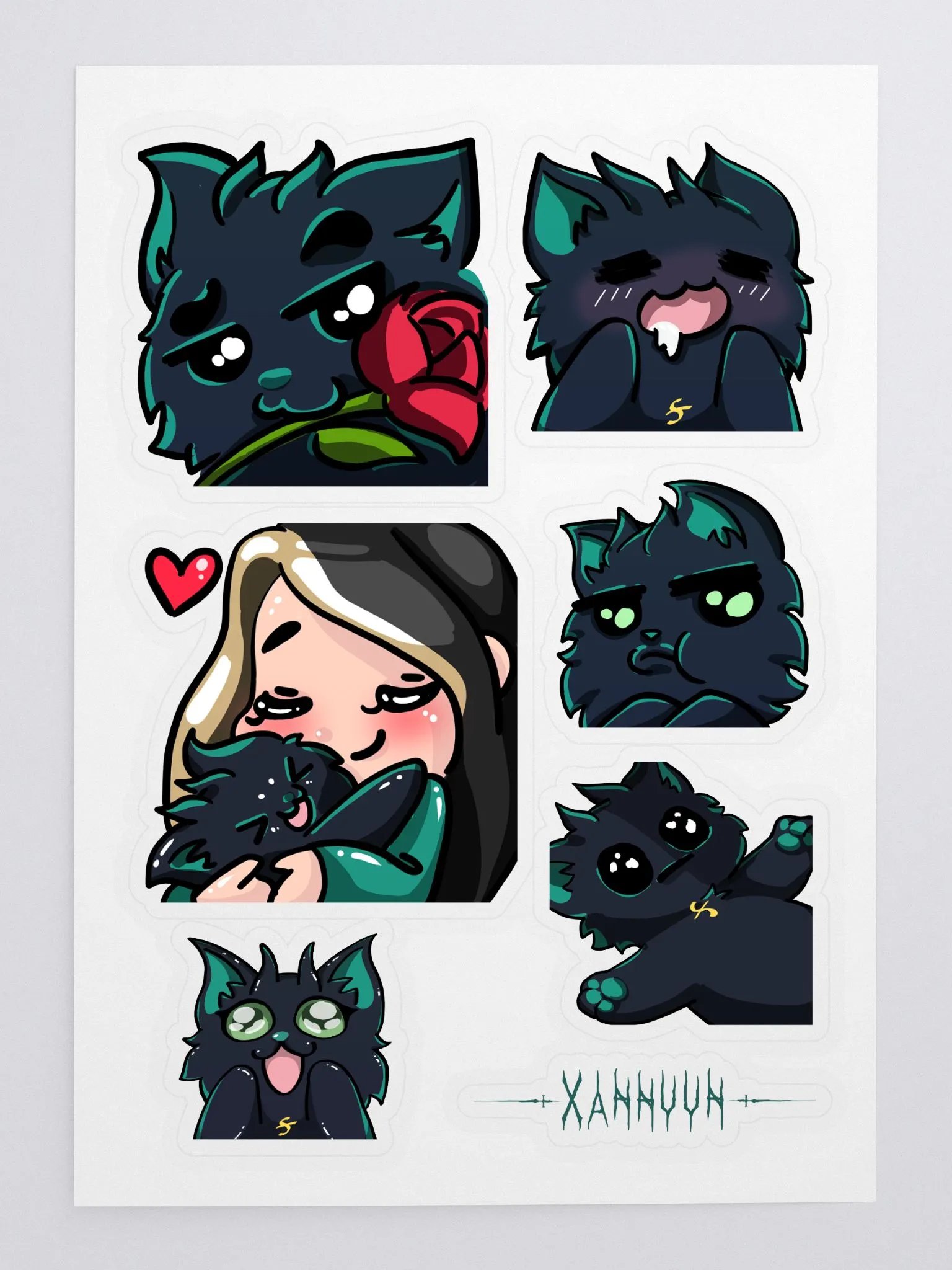 Xylia Emote Sticker Set product image (3)