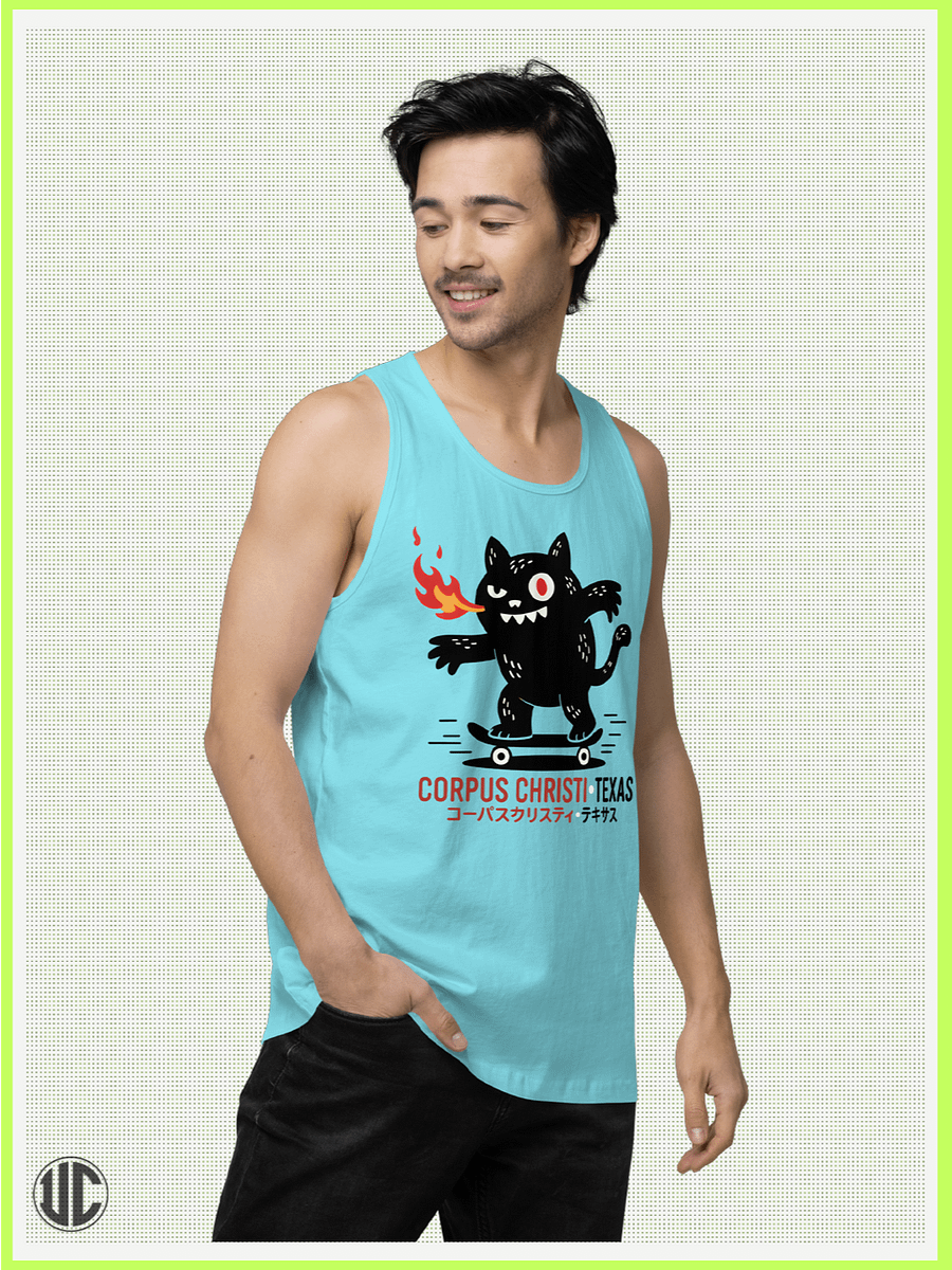 Corpus Christi Skater – Men’s Tank Top product image (5)
