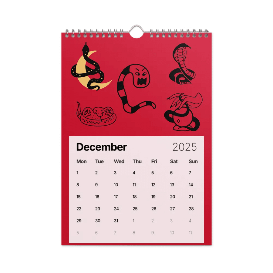 Cosmic Serpent 2025 Wall Calendar product image (4)