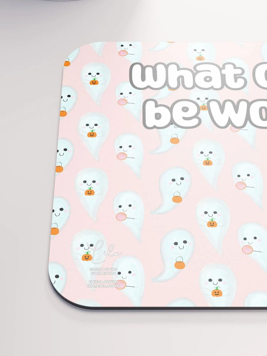 What Could Be Worse? Medium Mouse Mat - cute ghosts product image (6)