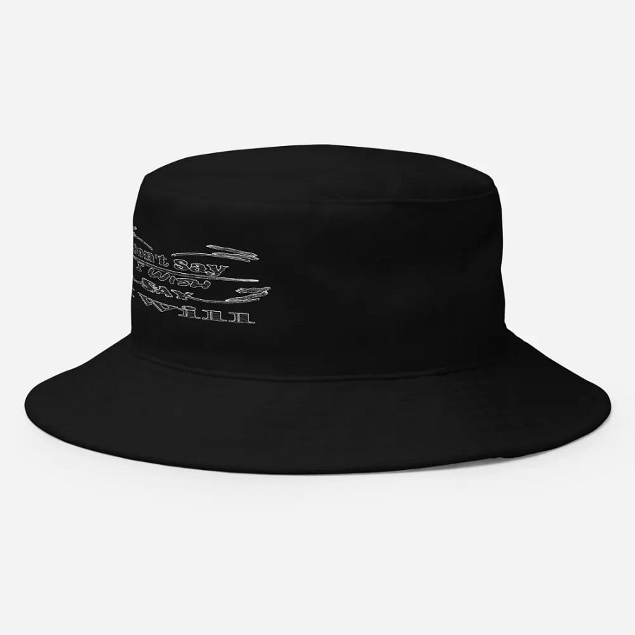 Don't Say I Wish Say I Will - Embroidered - Bucket Hat product image (10)