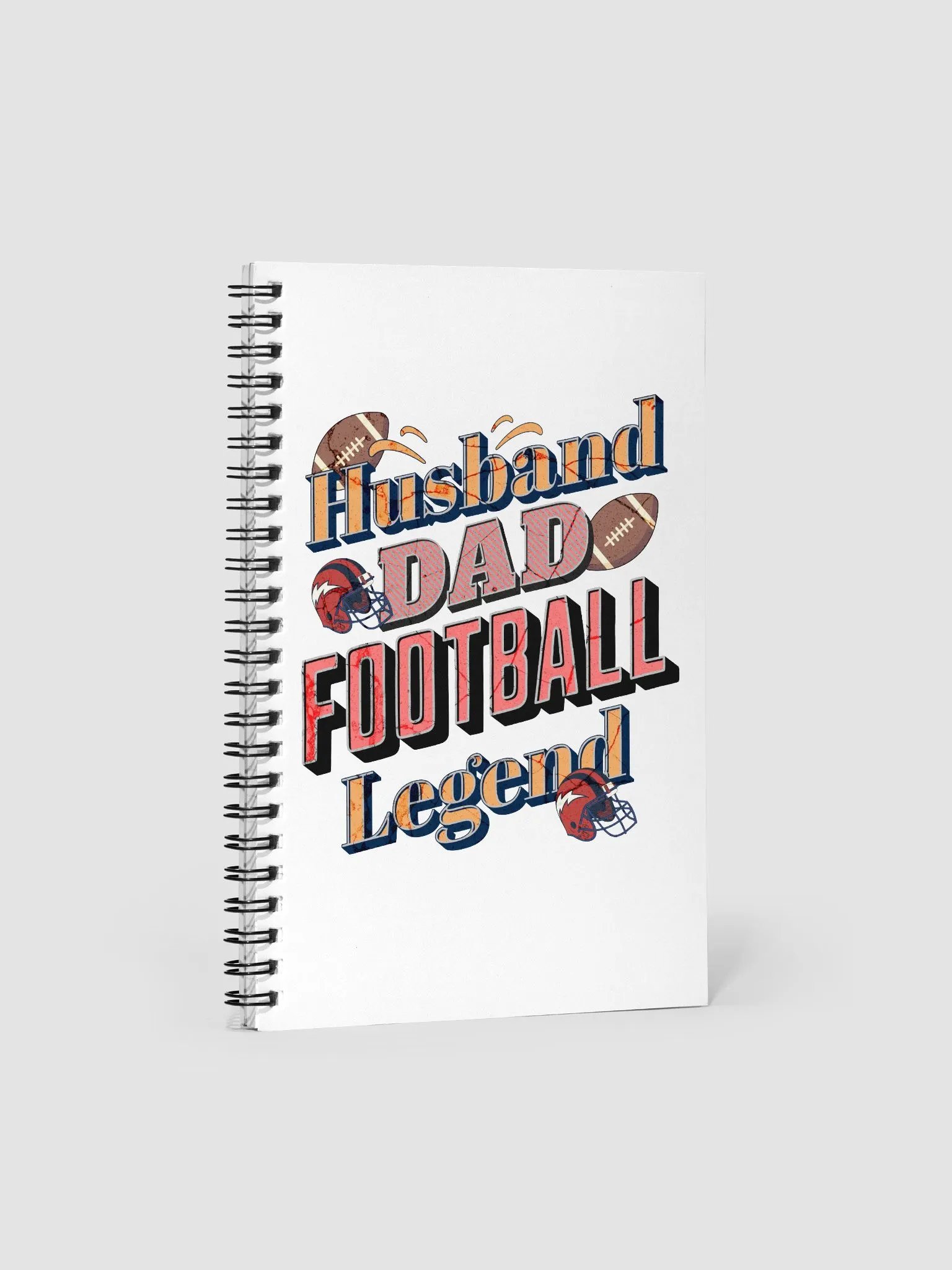 Husband Dad Football Legend Notebook product image (1)