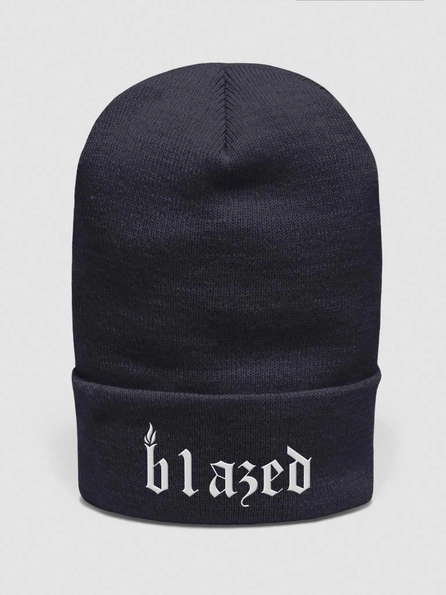 b1azed embroidered beanie – snug fit for ultimate comfort product image (1)