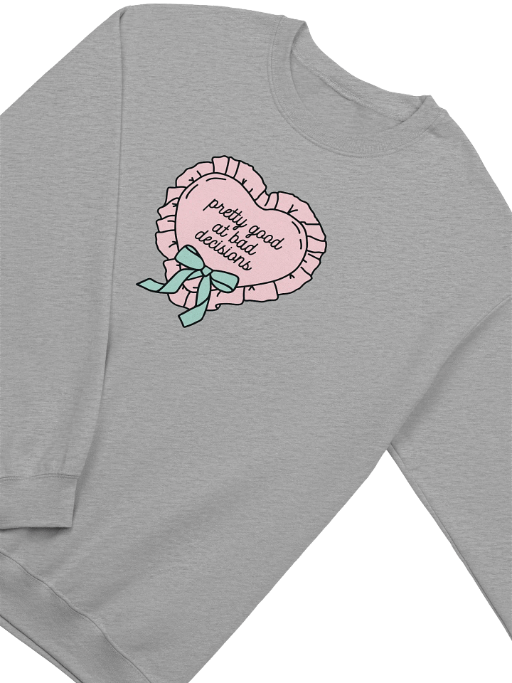 [Pretty Good at Bad Decisions] Crewneck Sweatshirt product image (17)