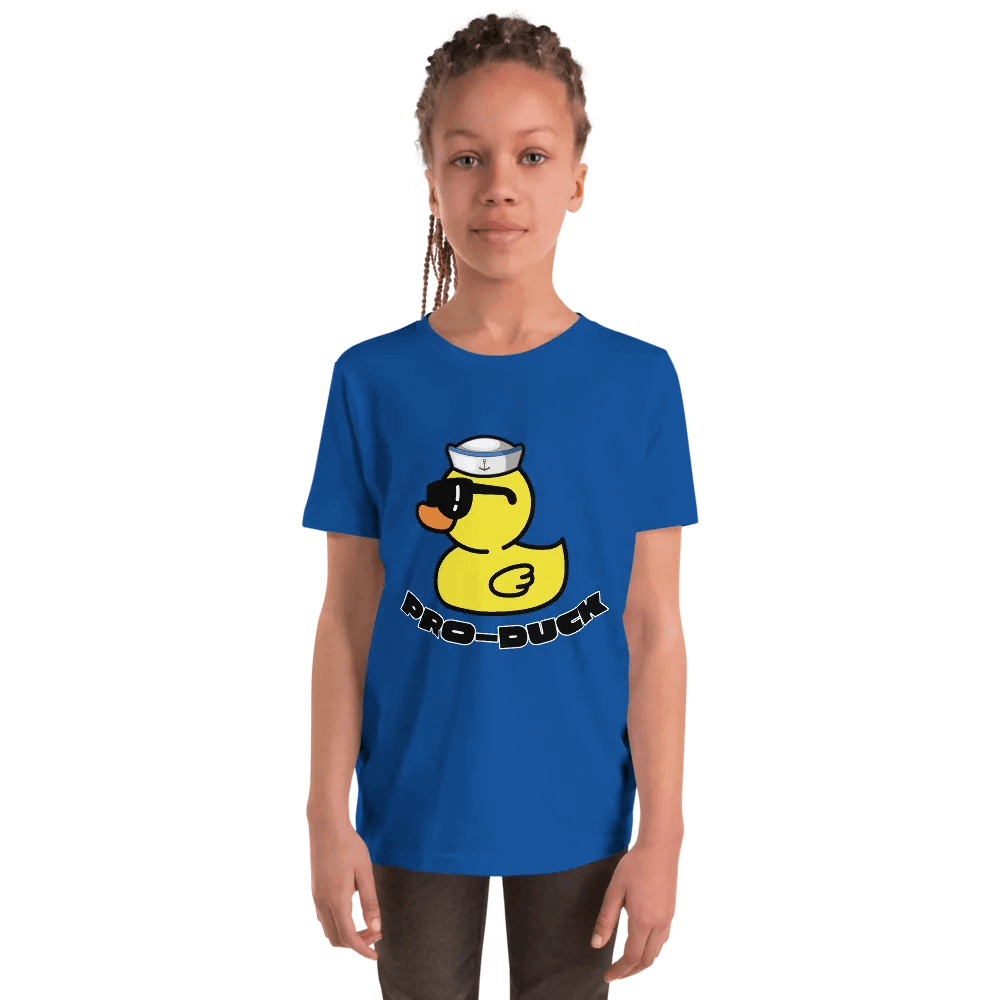 Youth Pro-Duck T-Shirt - Royal Blue product image (5)