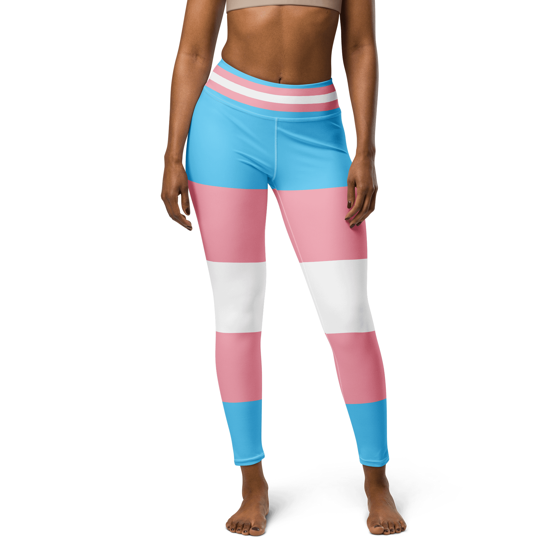 Trans Pride Flag Leggings product image (1)
