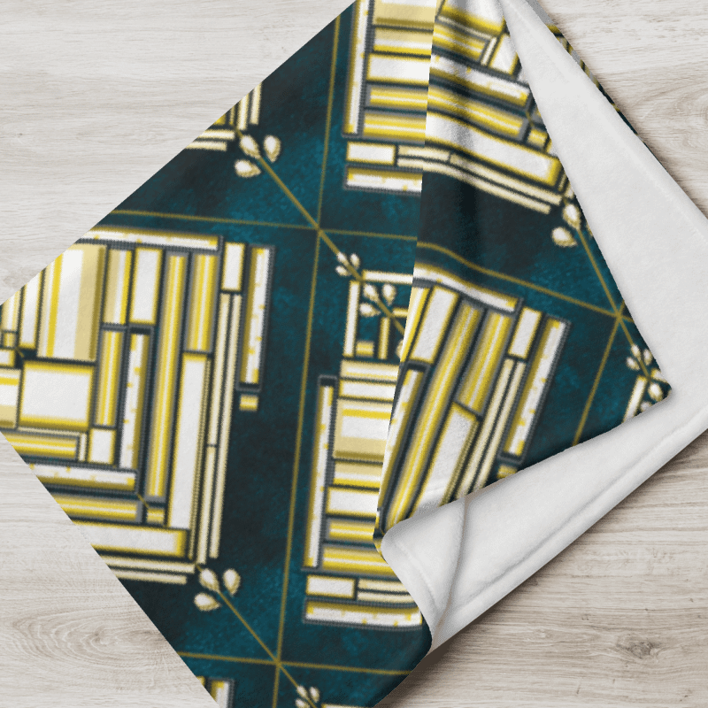 Gilded Glamour Flapper's Delight Throw Blanket | by Monique Faella Designs™ product image (5)