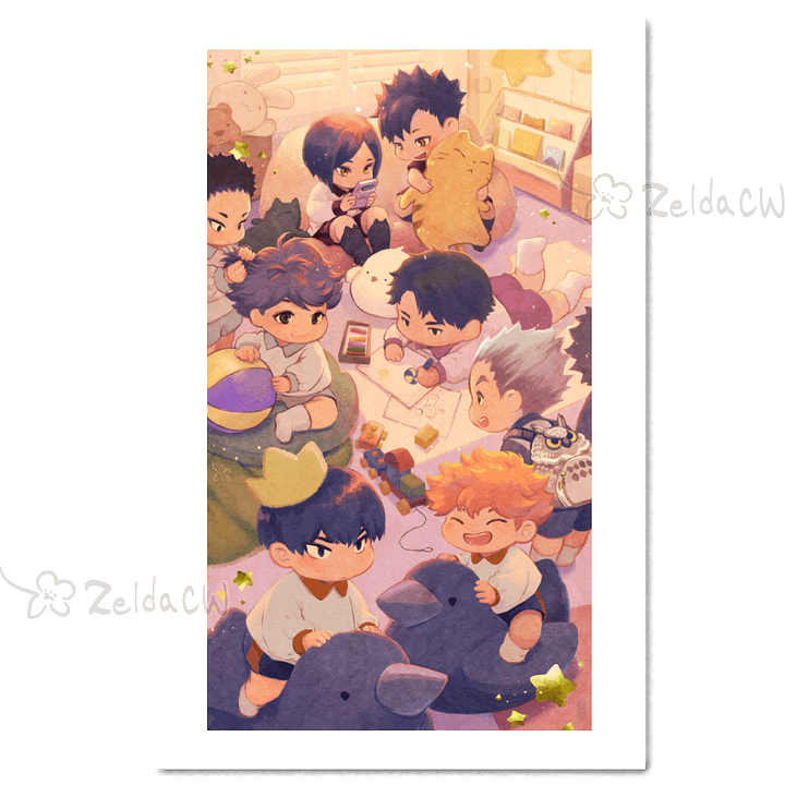 Hi Cute Babies | Fine Art Print product image (1)