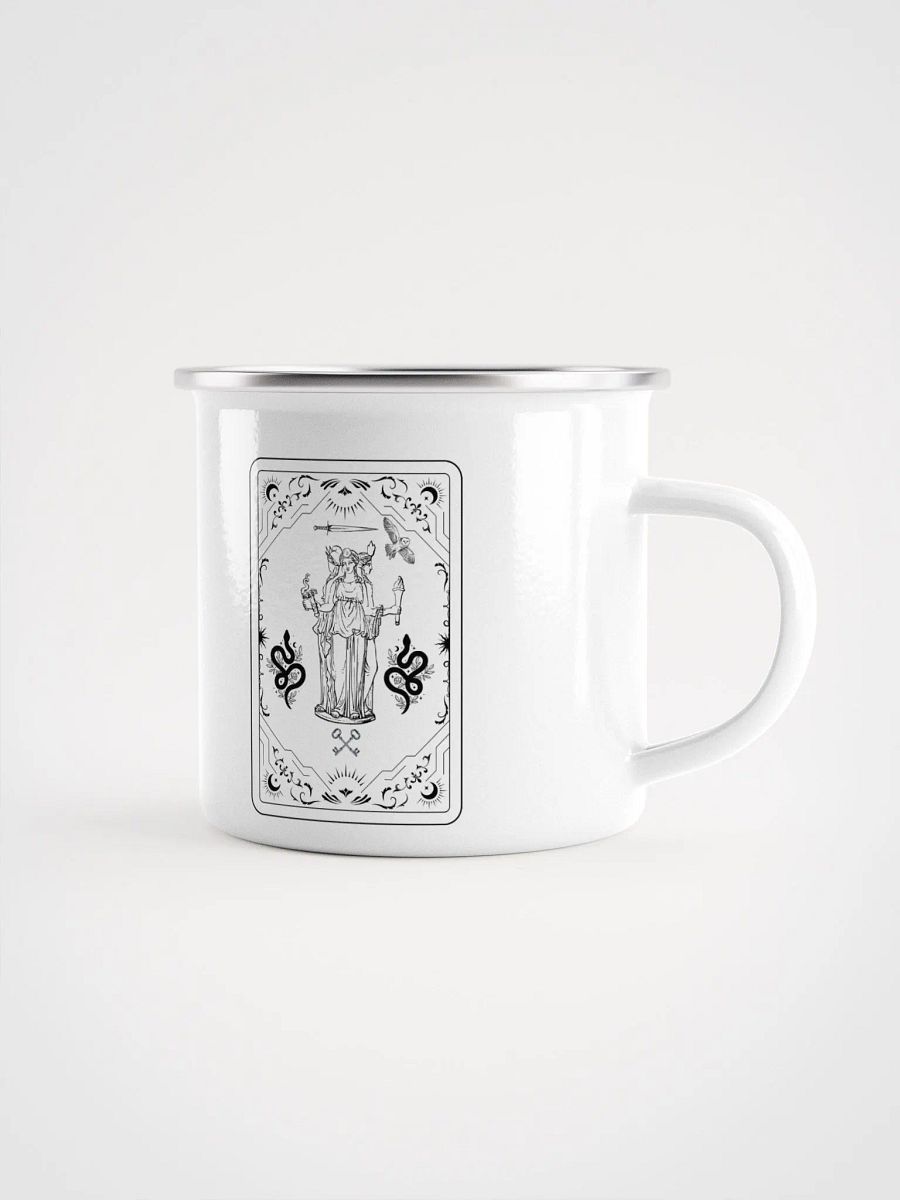 Hecate Tarot Style Enamel Mug product image (1)