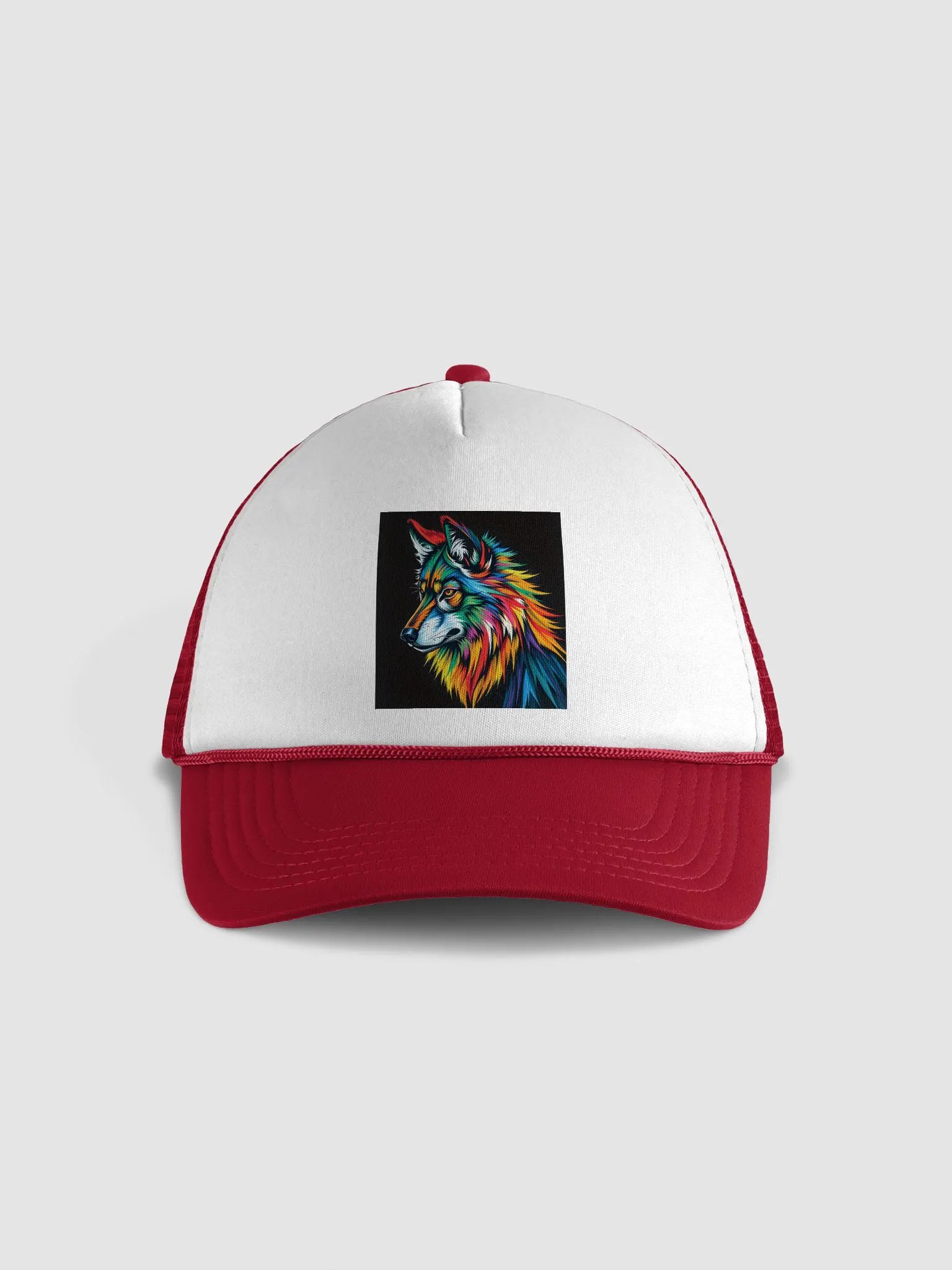 Vibrant Wolf Foam Trucker Hat product image (1)