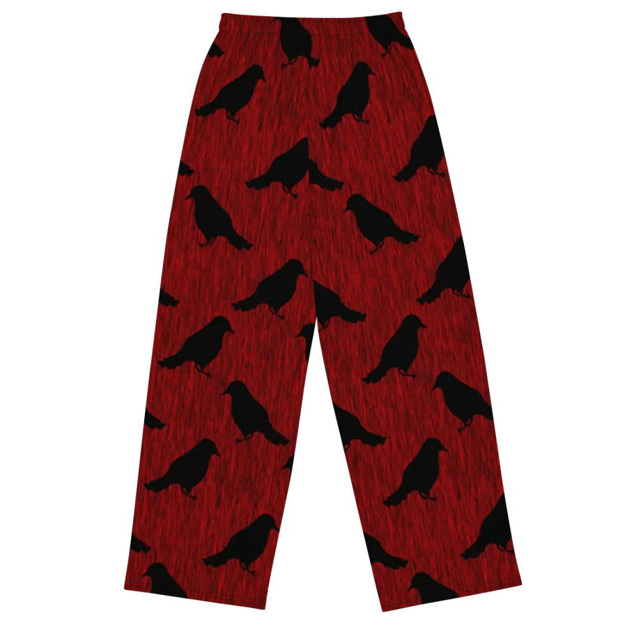 Ravens Pattern Wideleg Pants product image (1)