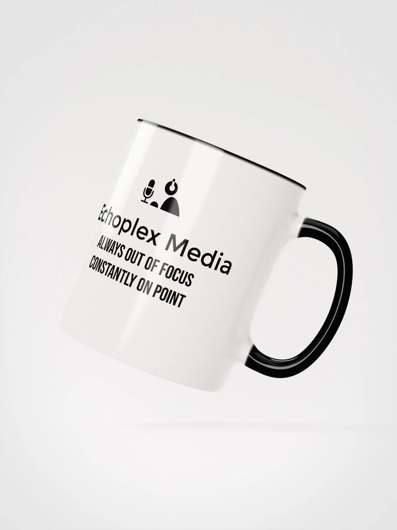 Tux Podcaster Logo Mug - Colored Handles product image (4)