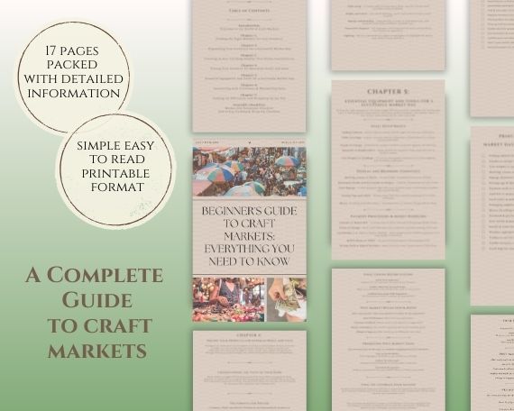Beginners Guide To Craft Markets EBOOK product image (4)