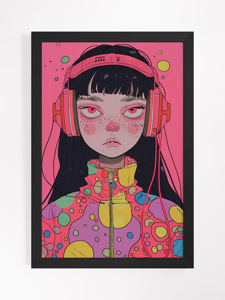 Pop Beats Pop Art Poster - Framed product image (2)