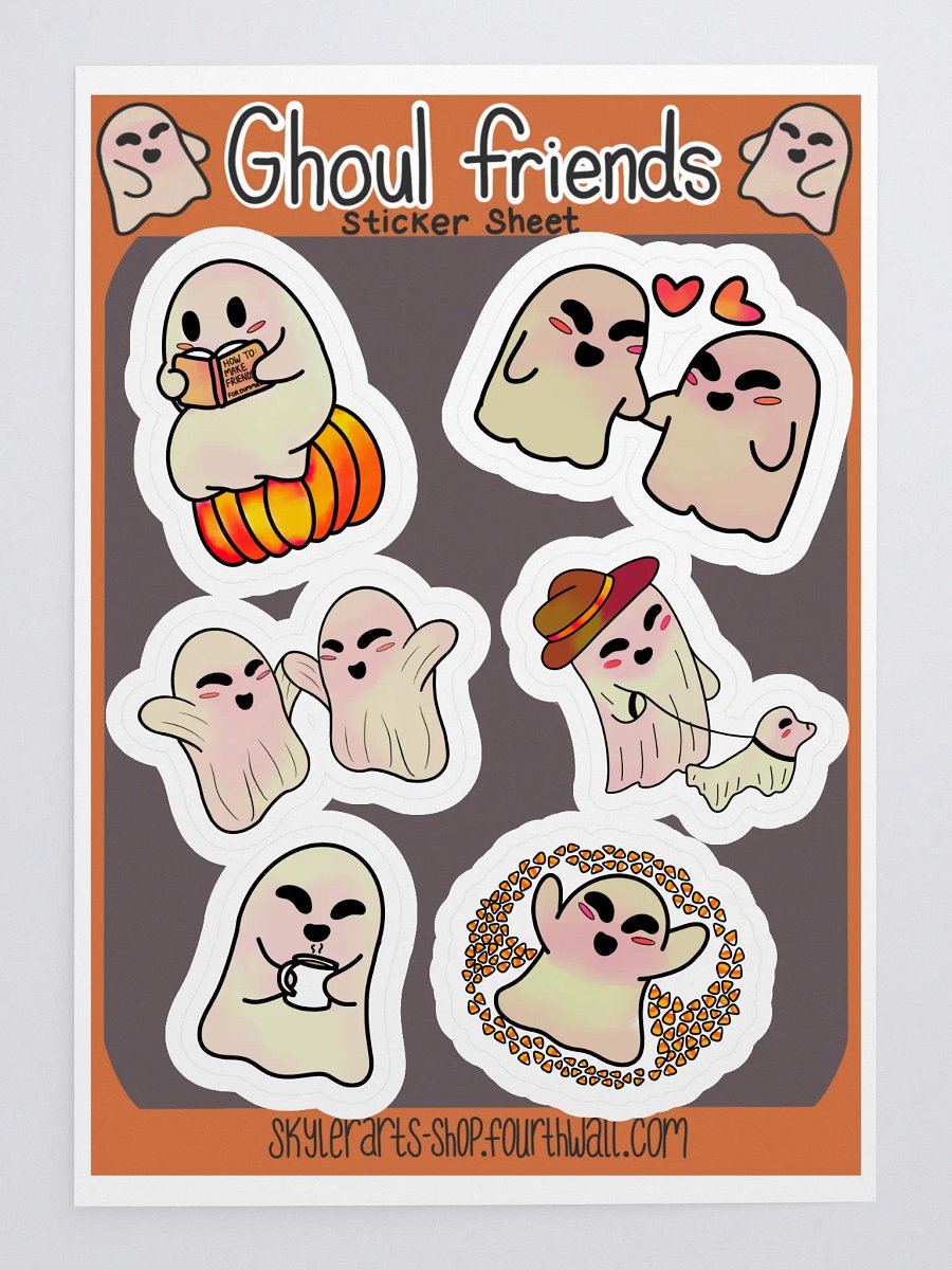 Ghoul Friends Sticker Sheet product image (3)