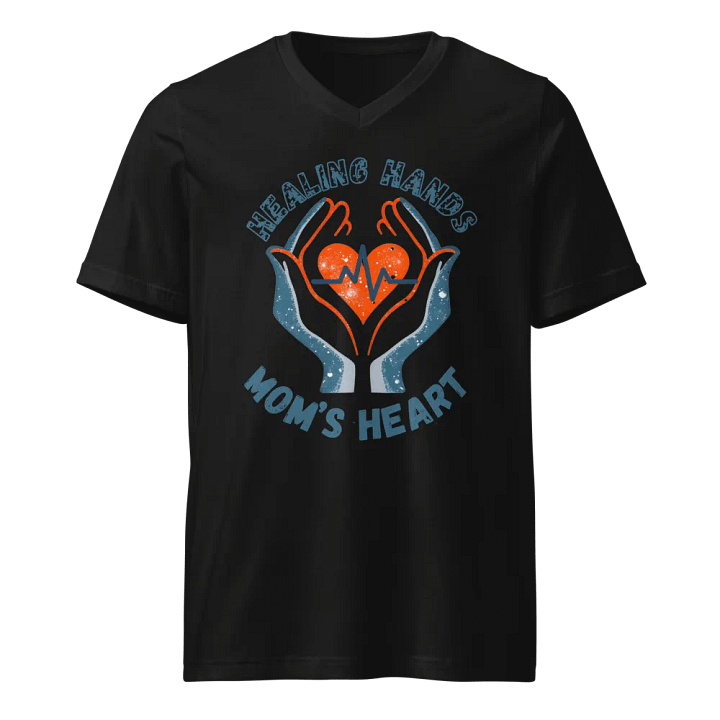Healing Hands Mom's Heart V-Neck Tee product image (1)
