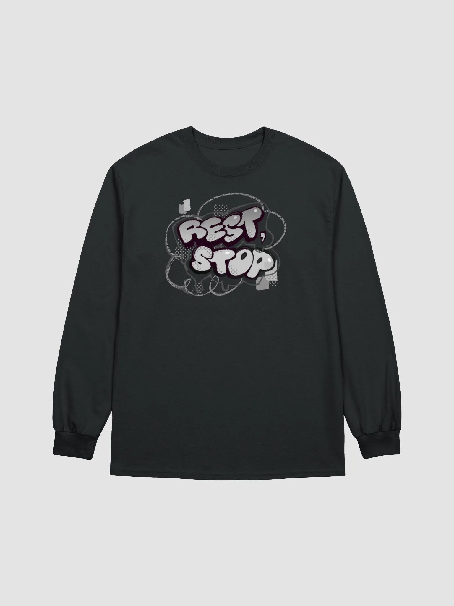 RS02: B&W LONG SLEEVE TEE product image (1)