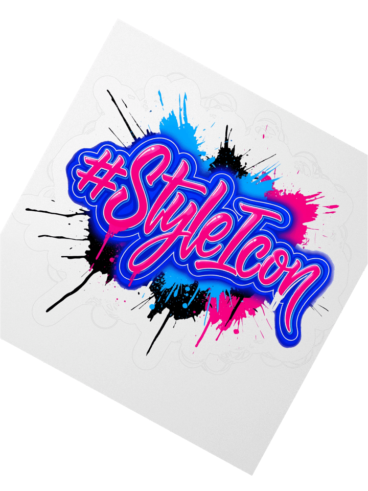 Graffiti Chic Kiss Cut Stickers product image (2)