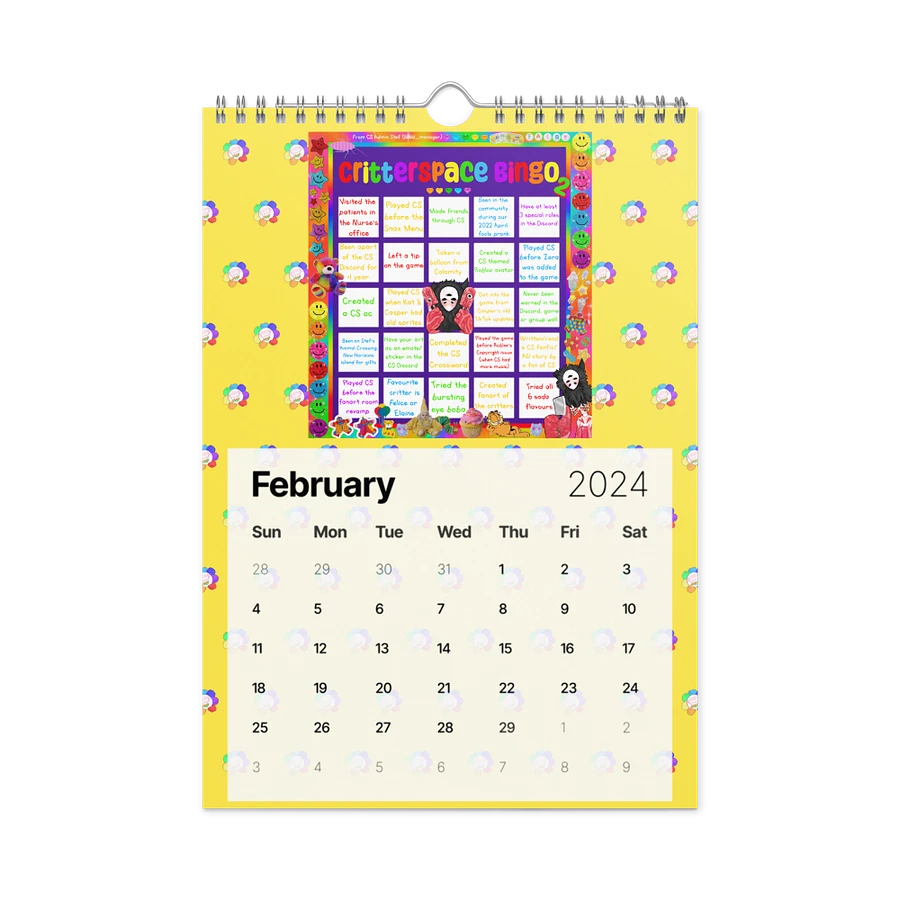 Yellow CS Activity Calendar 2024 product image (13)