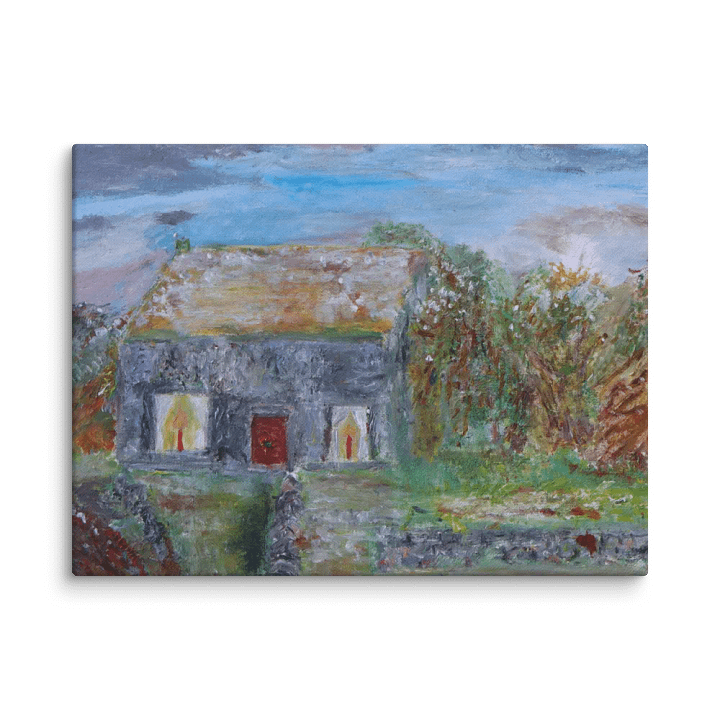 Winter Cottage West of Ireland 9 X 12 product image (1)