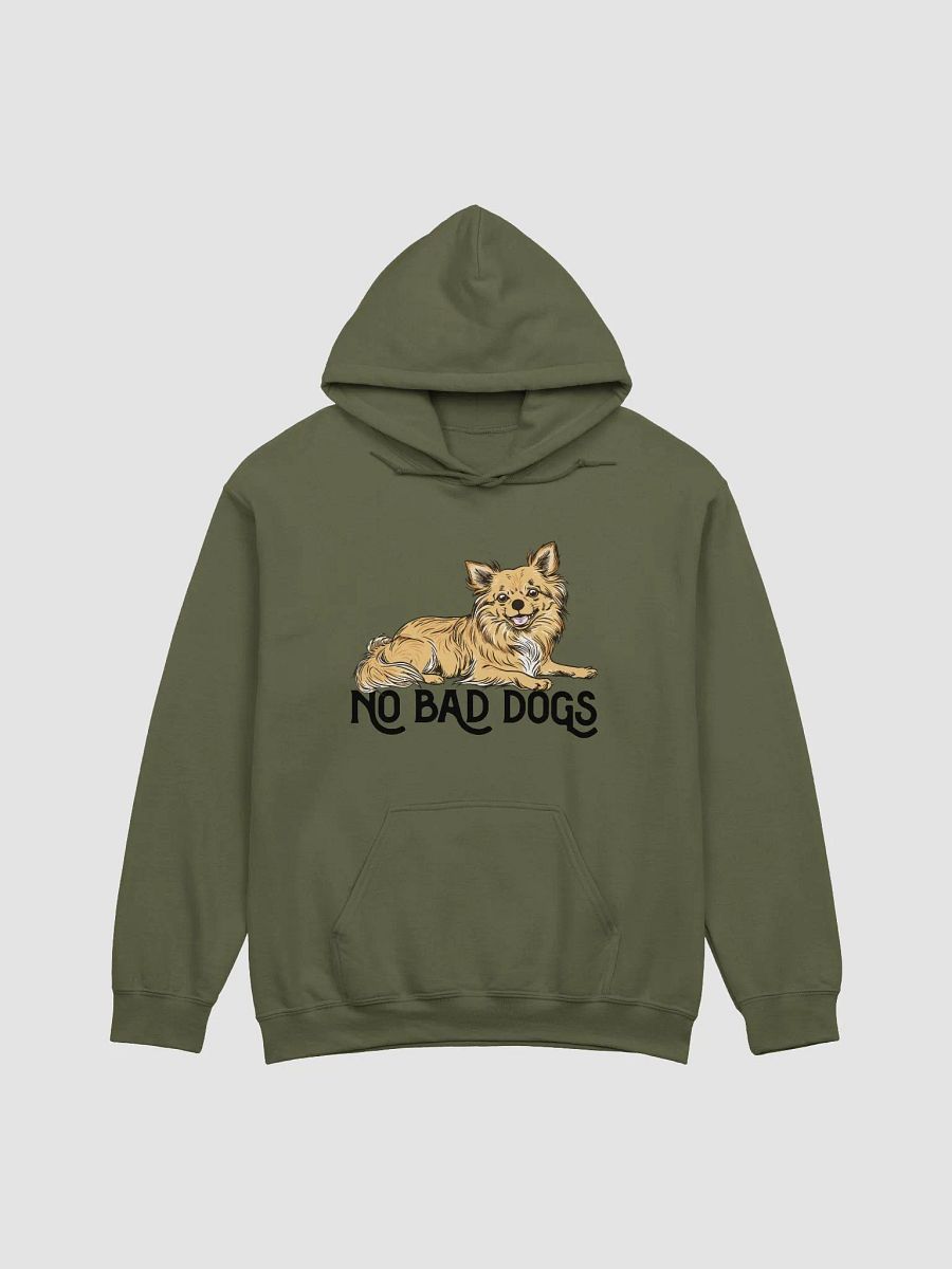 No Bad Dogs Hooded Sweatshirt of a Chihuahua(Longhaired) | Funny Hoodie for Chihuahua Paw-rents product image (16)