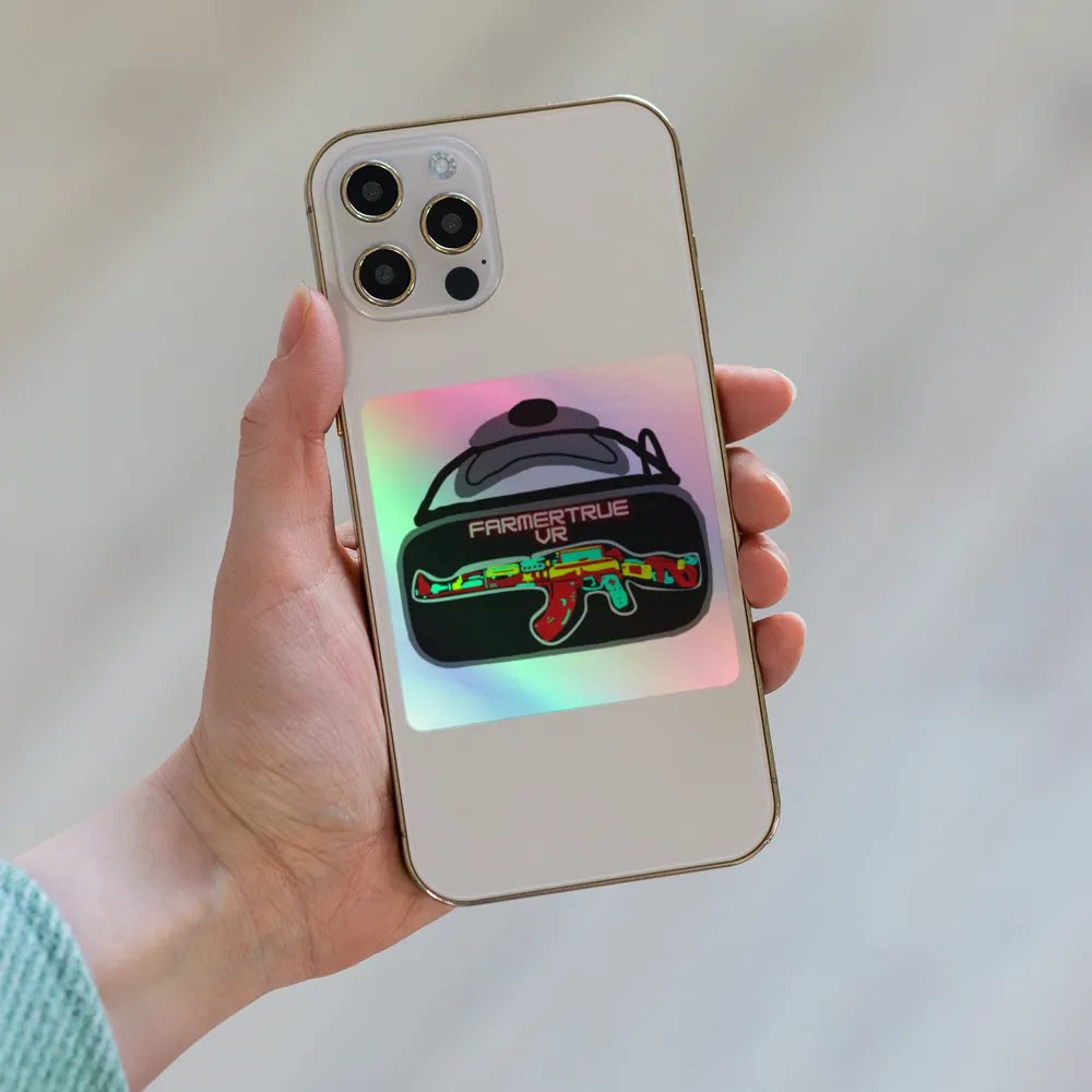 farmertrue Logo Sticker Holographic product image (7)