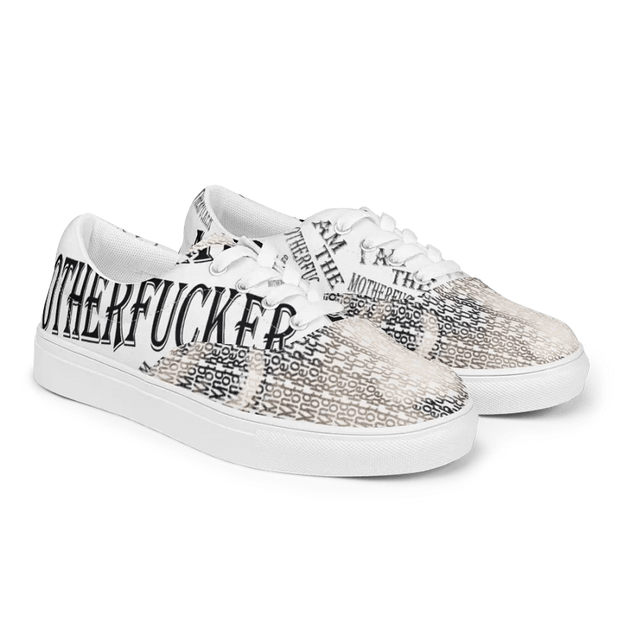 I Am The Motherfucker/Rob Vinyl Typography Trainers product image (10)