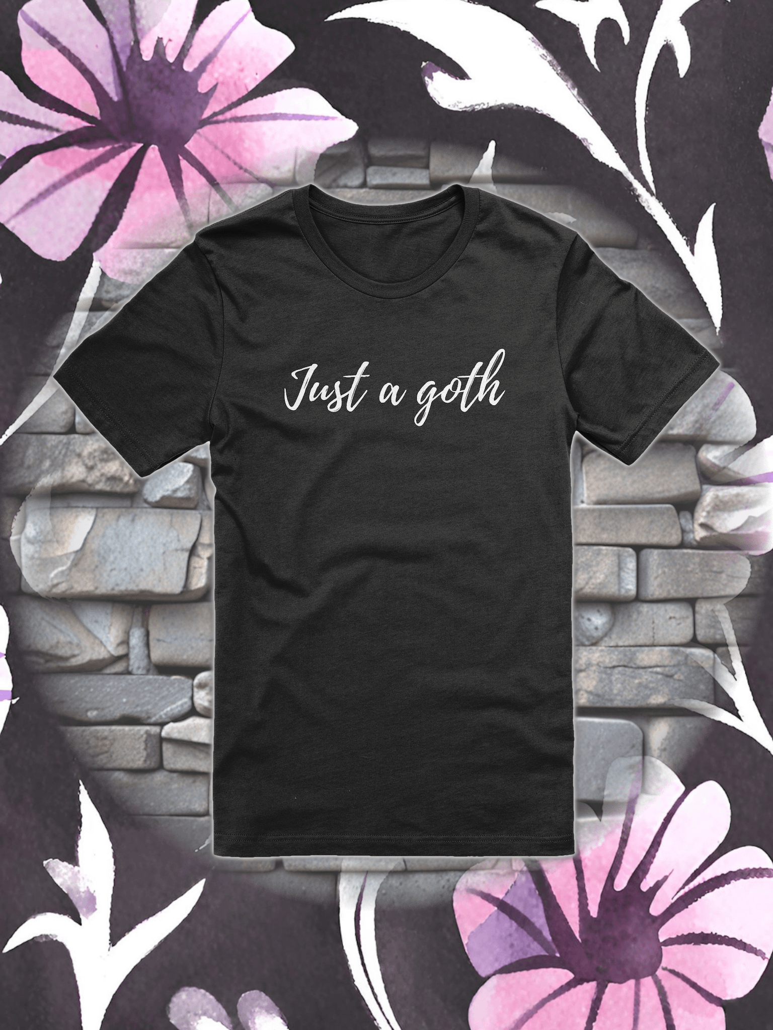 Just a goth T-shirt product image (1)