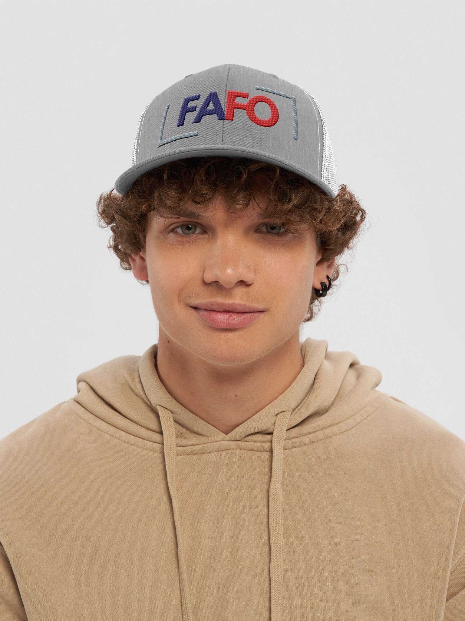 FAFO Colorblock Trucker Hat product image (50)