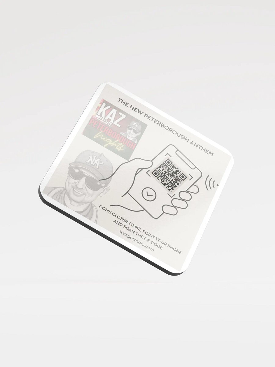 "Peterborough Nights" QR Code Coaster product image (1)