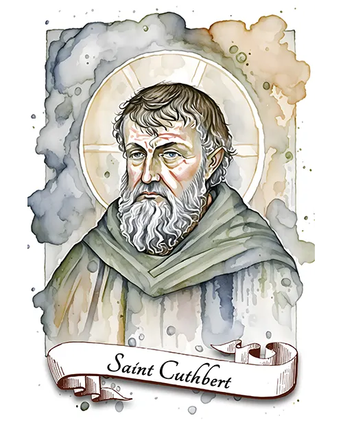 Saint Cuthbert of Lindisfarne Poster product image (1)