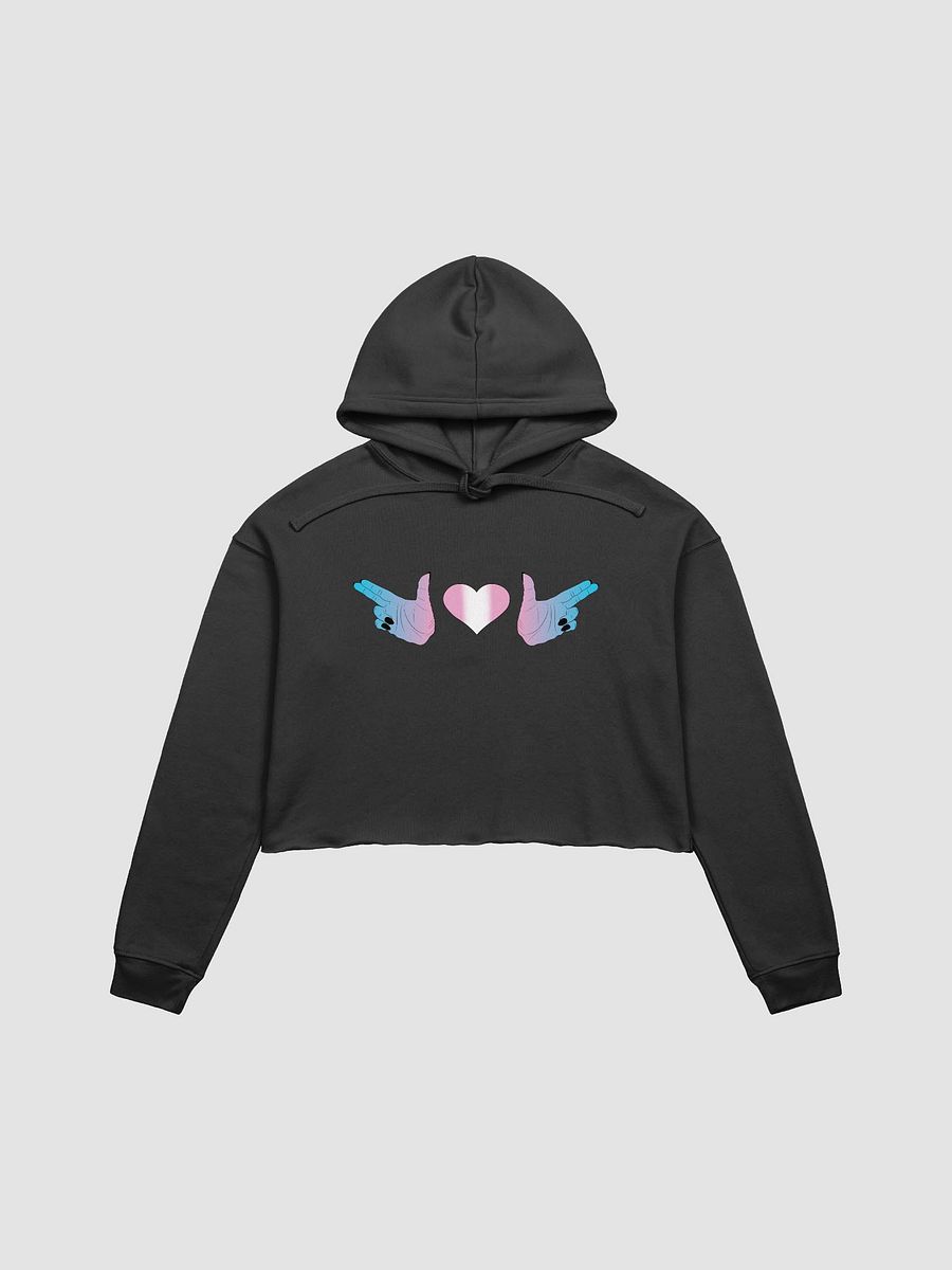 Finger Guns (trans flag) Crop Hoodie product image (8)