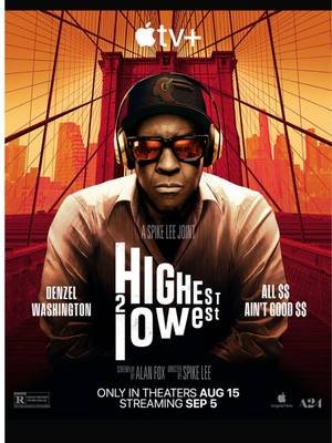 #Highest2Lowest is @A24 best movie of 2025 thus far and needs to be seen in theaters. It is also #SpikeLee and #DenzelWashington’s fifth movie together where Denzel does an excellent job playing David King, a highly successful music mogul with golden ears for musical taste. #ASAPRocky also does a wonderful job playing the antagonist. And the soundtrack was really amazing that I want to buy the vinyl. #a24 