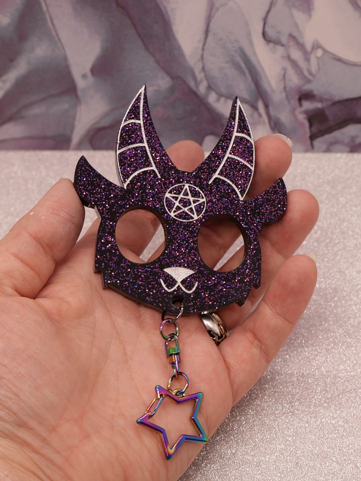 Kawaii Baphomet Keychain product image (1)