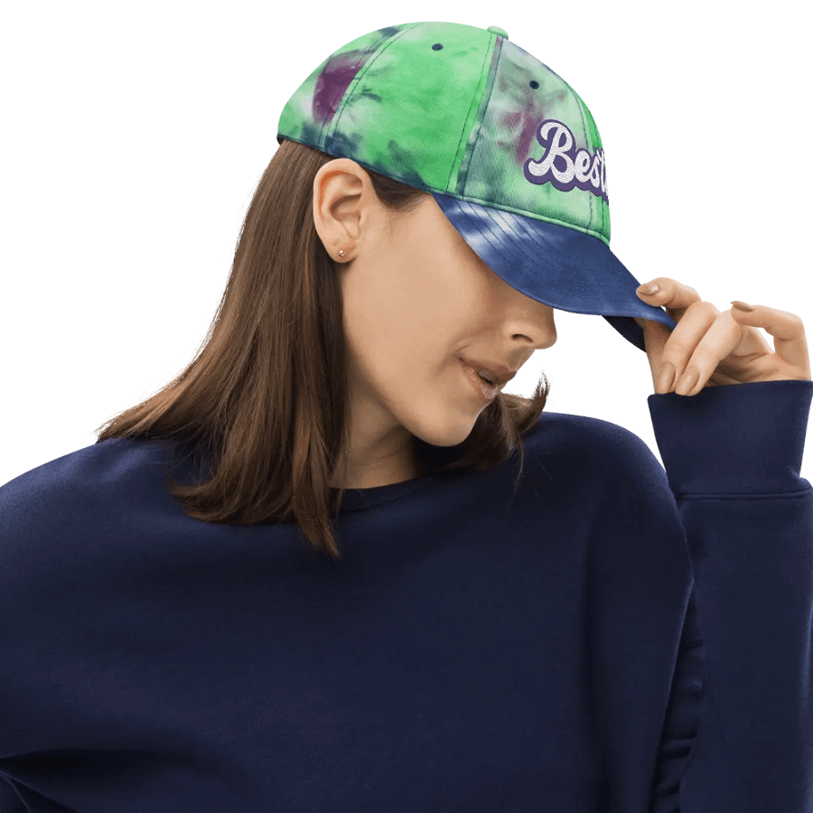 Groovy Purple Tie-Dye Hat product image (2)