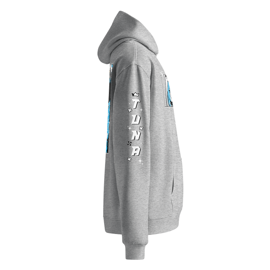 Black & Blue Hoodie Oversized Premium Unisex product image (5)