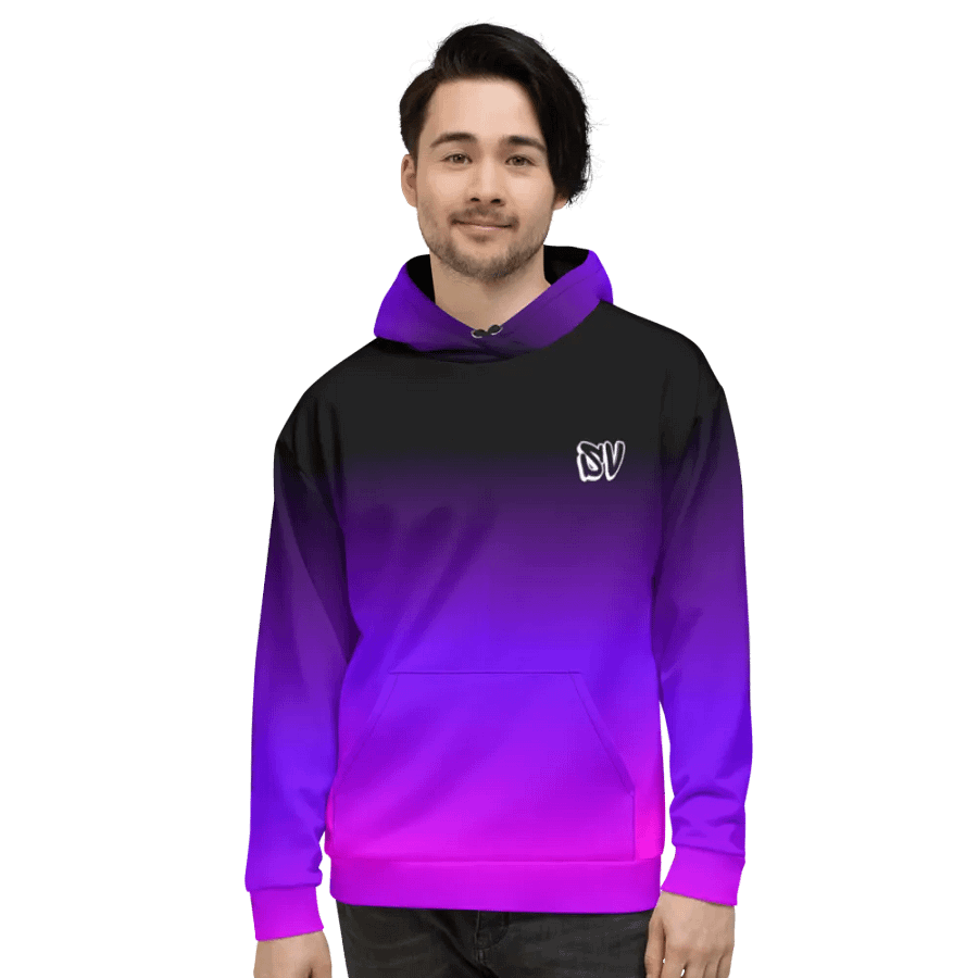 STRAIGHT VIBIN NEON COLOR FADE STYLE ASTA HOODIE product image (2)