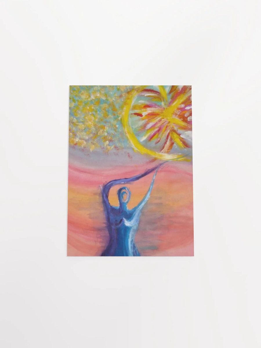 Aspiration in Blue: Matte Paper Poster product image (4)