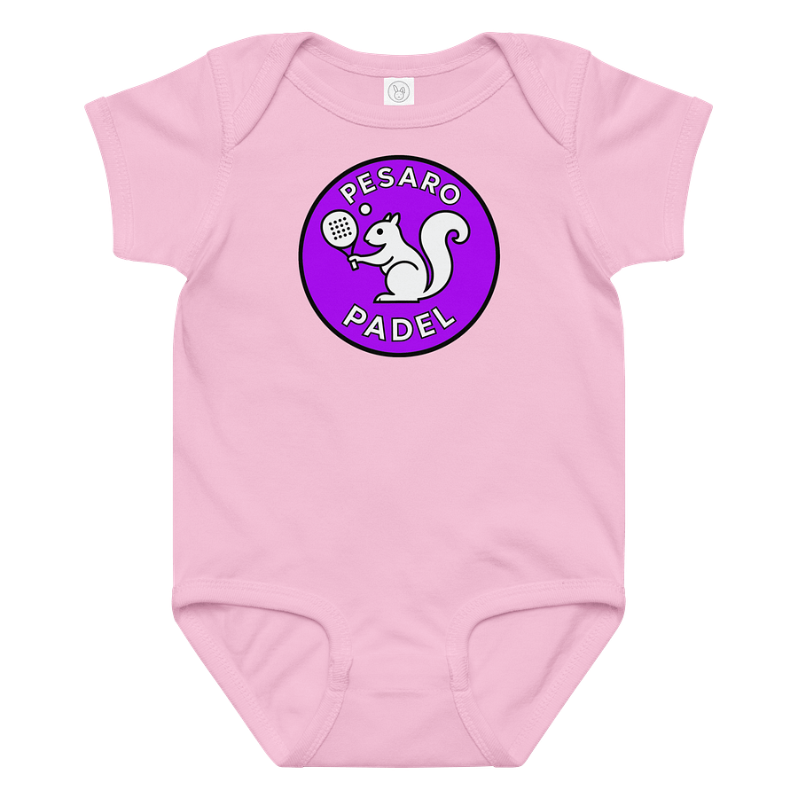 Mini Match – Body Jersey in Cotone Pettinato - Logo VIOLA product image (5)