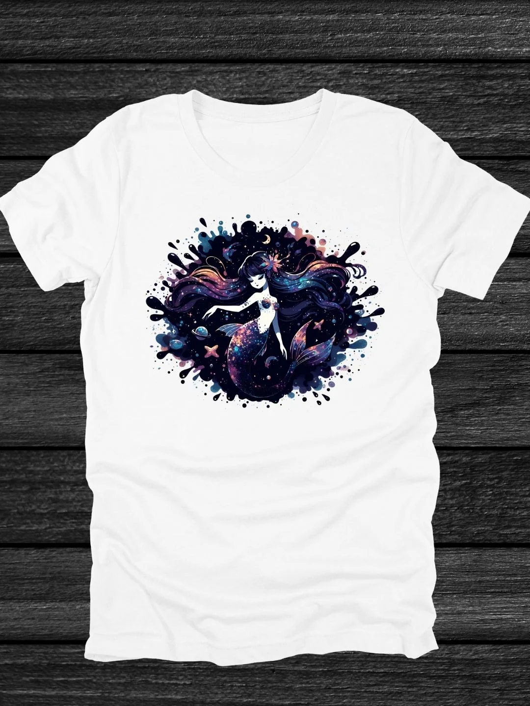 Cosmic Mermaid Dreams T-Shirt product image (5)