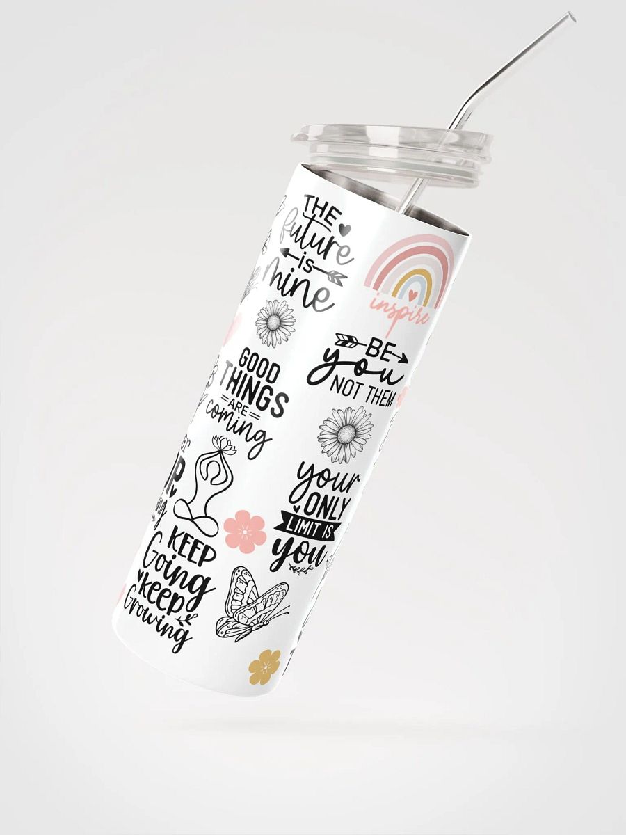 Inspirational Quotes Stainless Steel Tumbler product image (3)