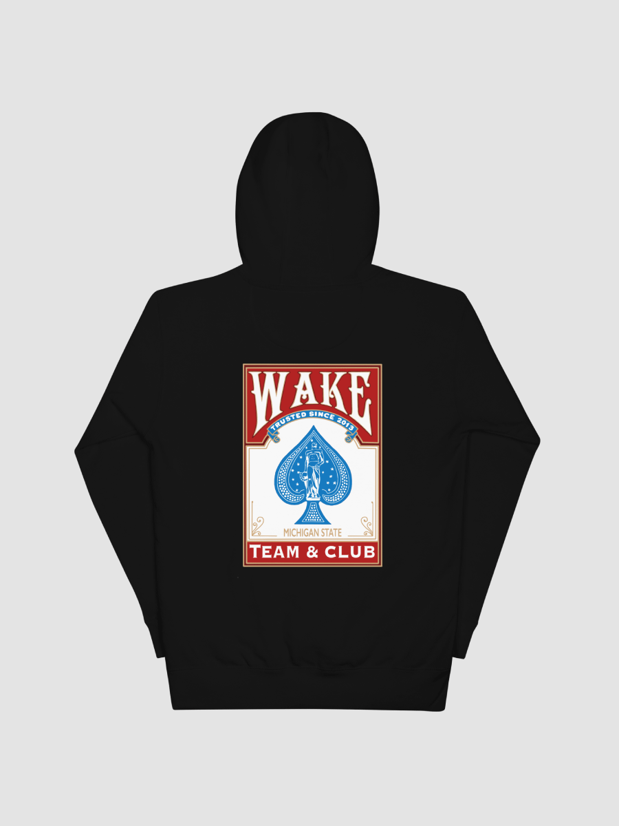 MSU Wake Card Hoodie (Red) product image (3)