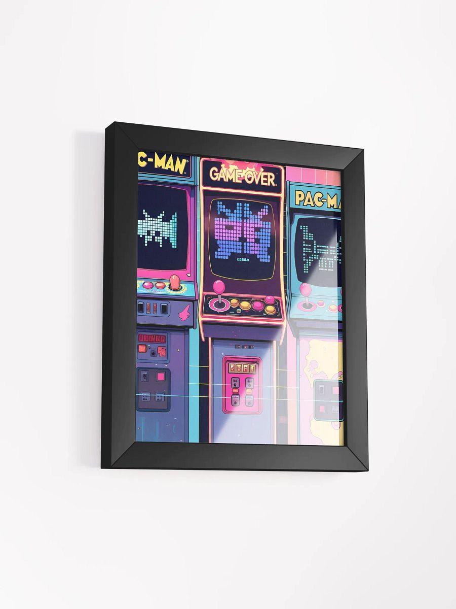 Retro Arcade Trio Framed Poster product image (2)