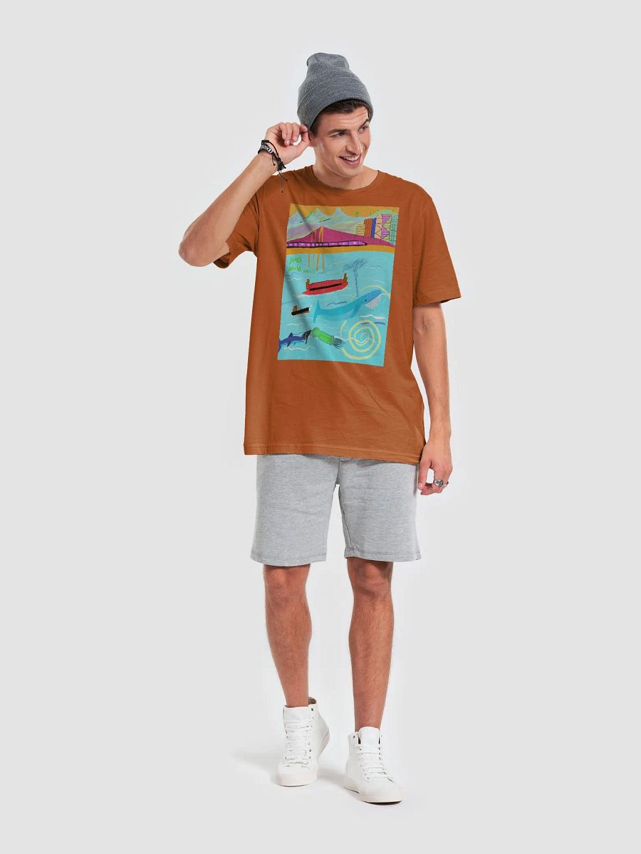 Bella+Canvas Supersoft T-Shirt: blue whale product image (62)