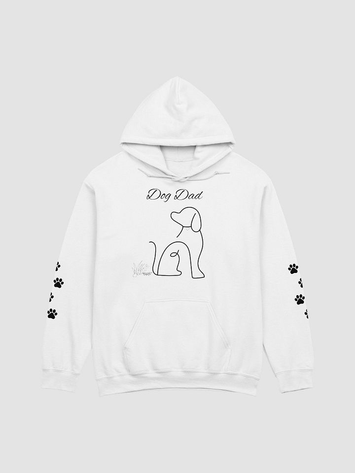 Dog Dad Line Art Unisex Hoodie product image (2)