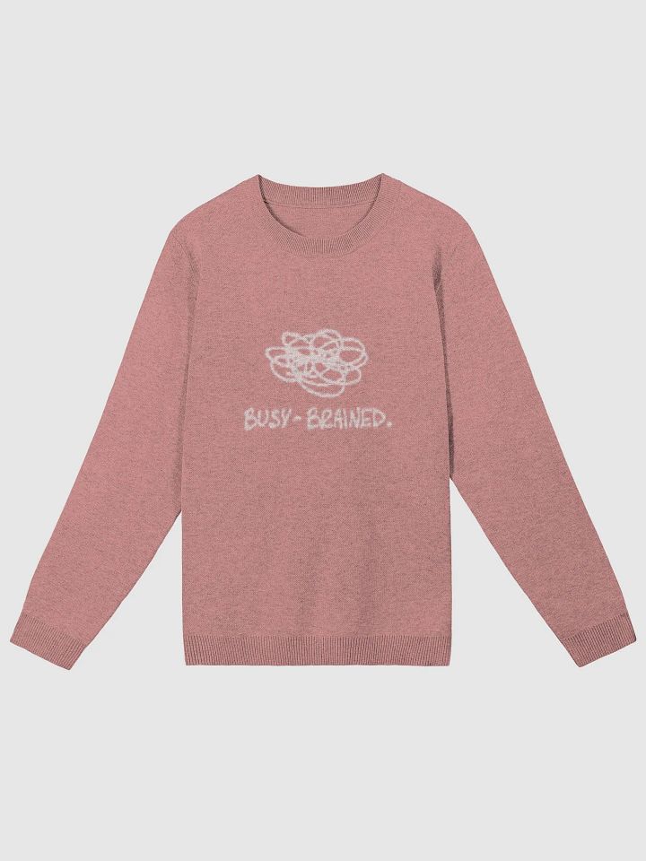 BUSY-BRAINED (duotone pink) knitwear classic crewneck product image (2)